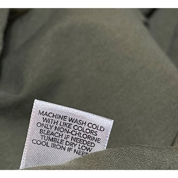 2 Christopher & Banks Tank Tops Black Green Size L Large Mock Neck - Picture 9 of 9